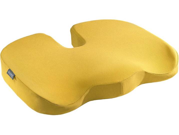 Leitz Ergo Cosy Ergonomisch Zitkussen voor Bureaustoel - Warm Geel