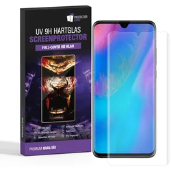 1x 9H Panzerglas für Huawei P30 Pro Full-Screen HD klar UV-Liquid Tempered Glas Displayschutz Schutzglas Screen-Protector