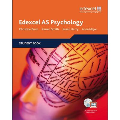 Edexcel AS Psychology Student Book + ActiveBook with CDROM, Taschenbuch von Anna Major,Christine Brain,Karren Smith,Susan Harty, Pearson ELT,