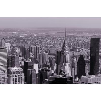 Fototapete PAPERMOON "Manhattan Retro", bunt, B:4m L:2,6m, Vlies, Tapeten