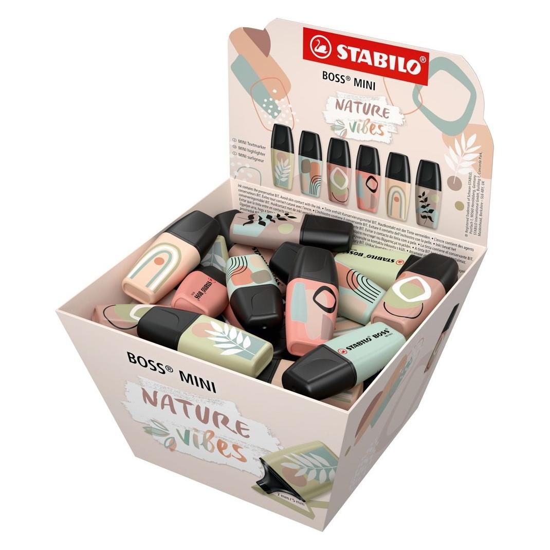 Stabilo Boss Mini Naturevibes 50er Dis (50x) (07/50-11-1)