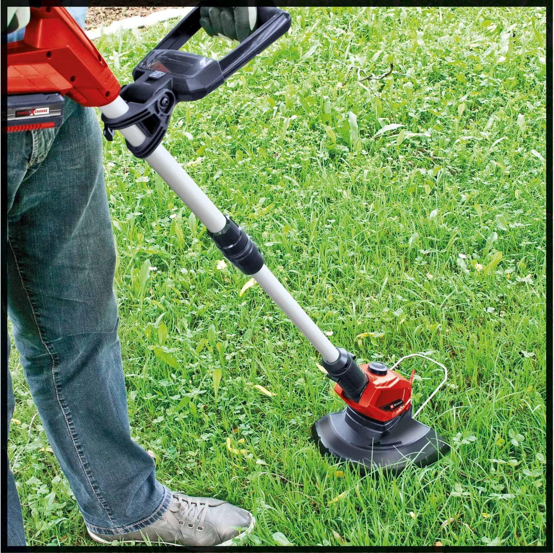 Akku-Rasentrimmer EINHELL "GE-CT 18 Li Set", schwarz, Motorsensen, Akku-Rasentrimmer schwarz Einheitsgröße