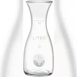 Bormioli Rocco 12x Karaffe MISURA PR 1,0 ltr Höhe 262 mm, Durchmesser 108 mm