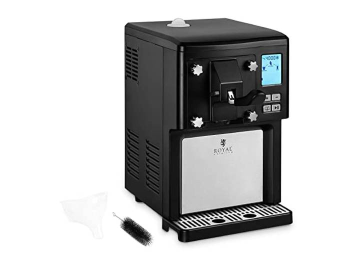 Royal Catering Profi-Softeismaschine 200 W 1,5 l Zubereitung in 30 min mit Selbstreinigung Maschine für Softeis, Frozen Yogurt, Sorbet