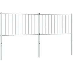 Décoshop26 - Kopfteil Schlafzimmeraccessoire Möbel 160 cm weißes Metall TDL0202471
