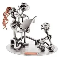 Hinz & Kunst, Deko Figuren + Skulpturen, Erzieherin - Schraubenmännchen