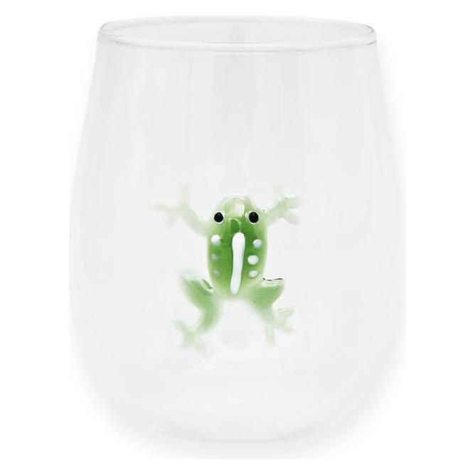 Winkee - Drinking Glasses - Handmade Glasses Frog (18167)