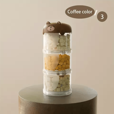 Inspire Picks Portable Pet Travel Snack Box Hangable Mini Treat Container For Dogs And Cats coffee
