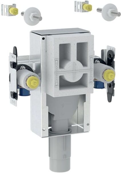 Geberit GIS Waschtisch Element 461435001 für Einlocharmatur, Unterputz Geruchsverschluss