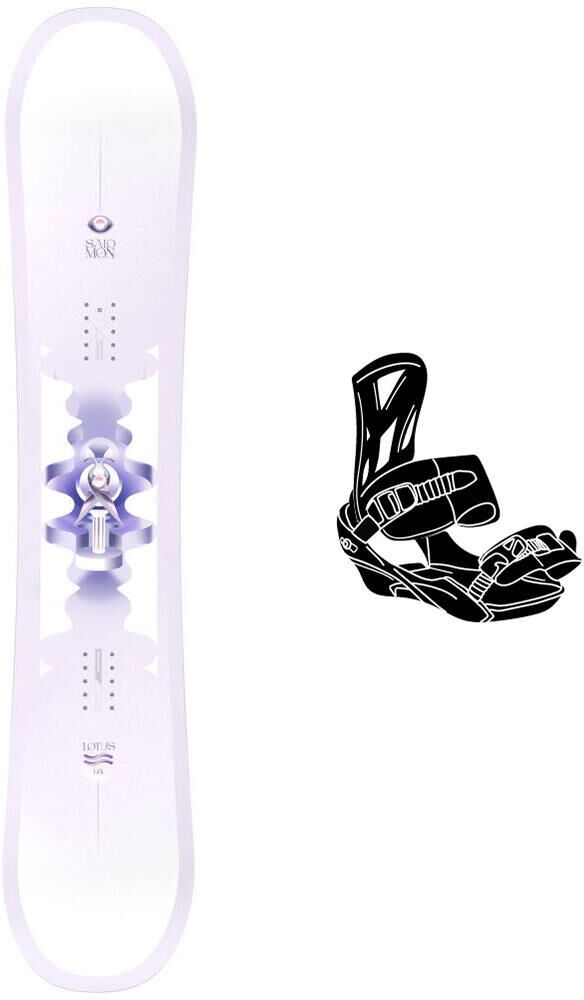 Salomon  - Pack Planche Snowboard Lotus - 151 + Talent - Planche Snowboard