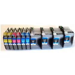 10x Tintenpatronen kompatibel f. MFC-J5330DW  ersetzt Brother LC-3219XL und LC-3217 Tintenpatronen