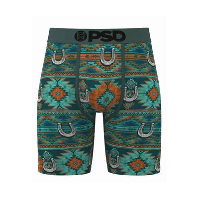 Boxershorts PSD "PSD TRAILBLAZER", Herren, Gr. L, 1 Stk., bunt (multicolor), 88% Polyester, 12% Elasthan, Unterhosen