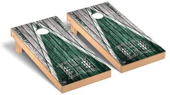 Skip's Garage Hawaii Manoa Rainbow Warriors Triangle Cornhole Board Set