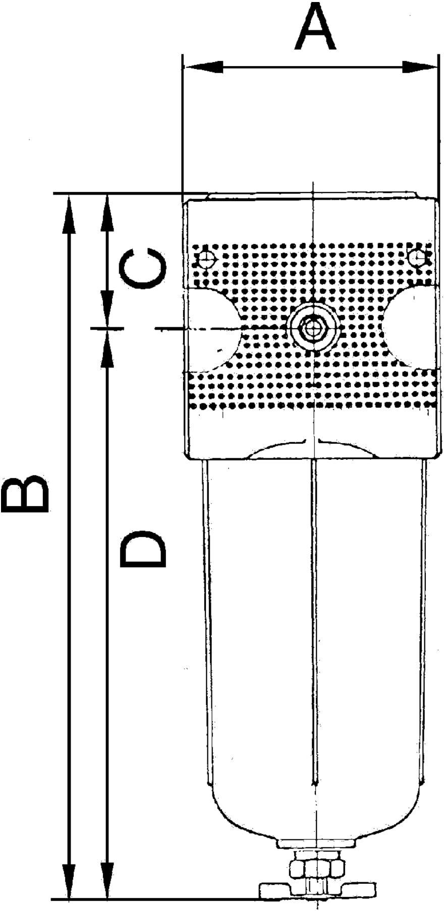 Riegler Filter »multifix«, PC-Behälter, Schutzkorb, 5 µm, BG 3, G 1/2, HA (F 33 S)