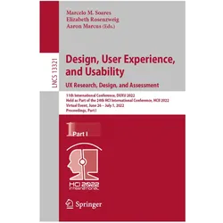 Design, User Experience, and Usability: UX Research, Design, and Assessment, Fachbücher von Aaron Marcus, Marcelo M. Soares, Elizabeth Rosenzweig