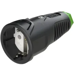 PCE 2510-shu Taurus2 Gummi-Kupplung nat IP20 (schwarz/grün) 2510shu