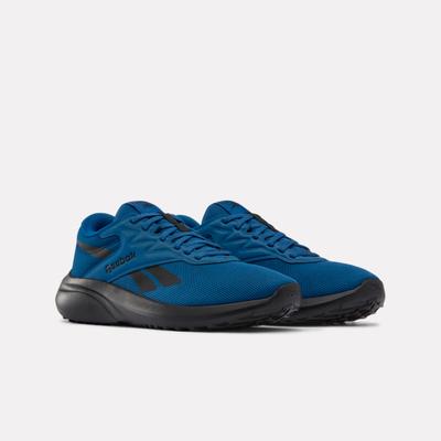 Laufschuh REEBOK "REEBOK LITE 5", Herren, Gr. 41, blau (athletic blau, schwarz), Synthetik, Textil, Schuhe Laufschuh, Walkingschuh