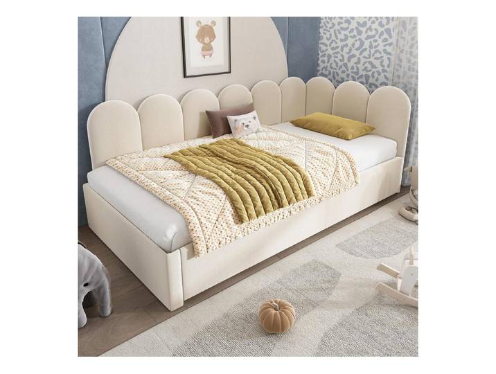 LuxusKollektion Polsterbett Polsterbett Tagesbett 90x200cm Beige