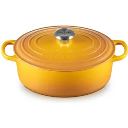 Le Creuset Signature 27 cm oval, Pfanne + Kochtopf, Orange