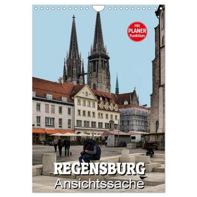 Regensburg - Ansichtssache (Wandkalender 2026 DIN A4 hoch), CALVENDO Monatskalender