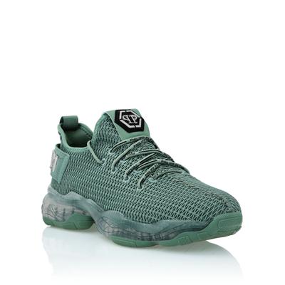 Sneaker PHILIPP PLEIN "$Hock", Herren, Gr. 36, Normalschaft, grün (65, military), Schuhe Sneaker