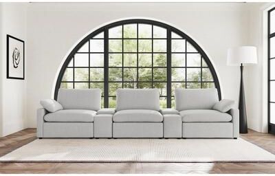 Coaster "Collins 5-piece Power Reclining Home Theater Seating - 150""W x 40""D x 38""H"