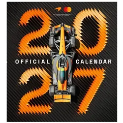 Automobilist, Kalender, McLaren Mastercard Formula 1 Team calendrier officiel 2027 30 x 30 cm