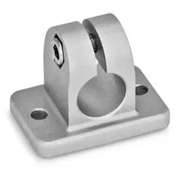 Flansch-Klemmverbinder, Aluminium, mit 2 Befestigungsbohrungen (145-B12-2-BL)