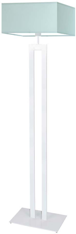 17 Stories Arsh 161 H cm Traditional Floor Lamp White/Mint 161cm H X 40cm W X 40cm D