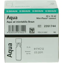AQUA AD injectabilia Miniplasco connect Inj.-Lsg. 20X10 ml