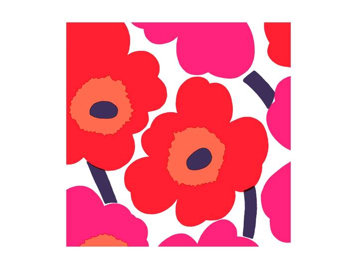 Marimekko Unikko servet 33x33 cm 20-pack Red