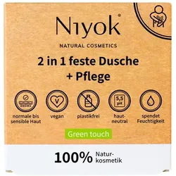 Niyok 2in1 Feste Dusche + Pflege (Green touch)