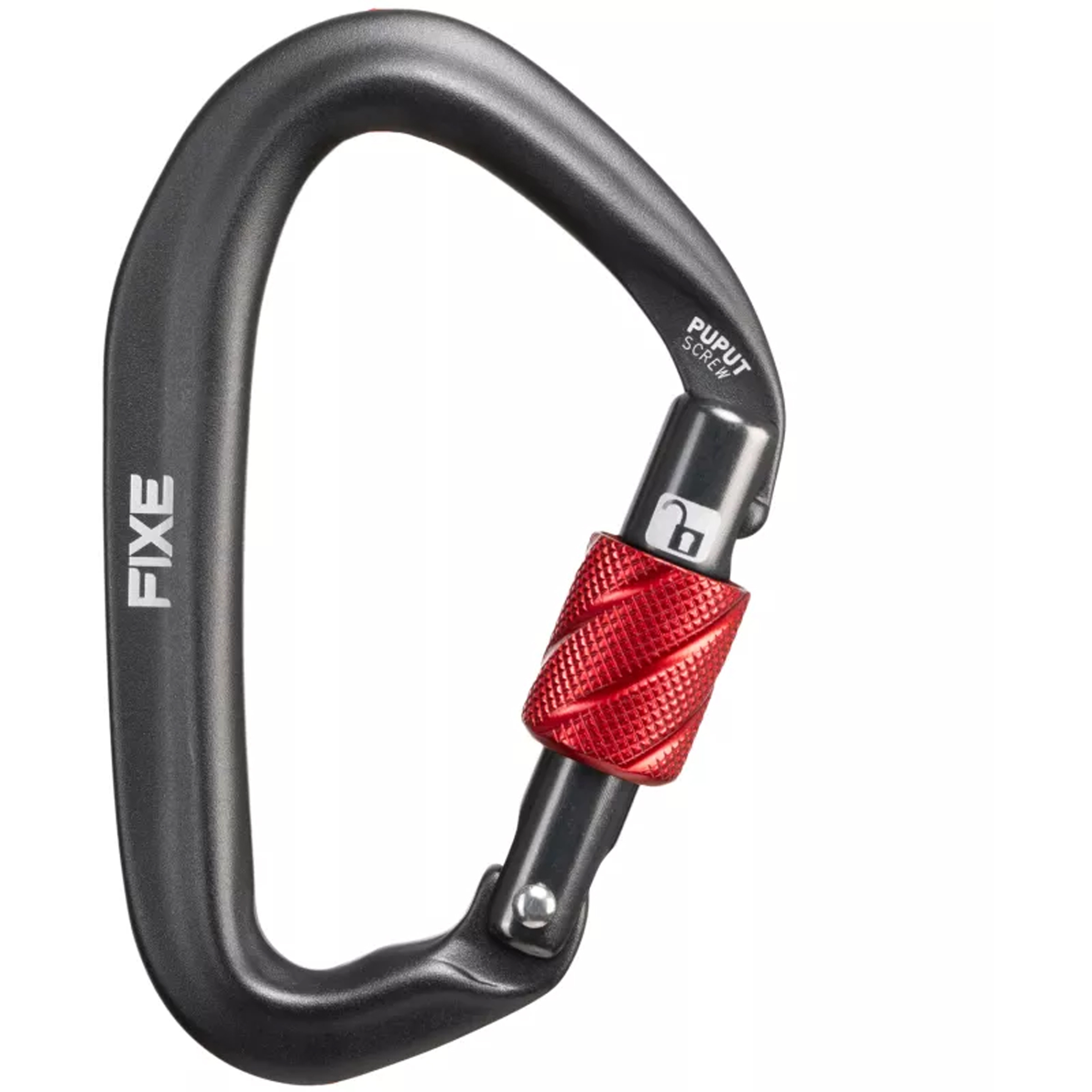 Fixe Puput Screw Karabiner Karabiner grau Alpinklettern | Eisklettern | Sportklettern
