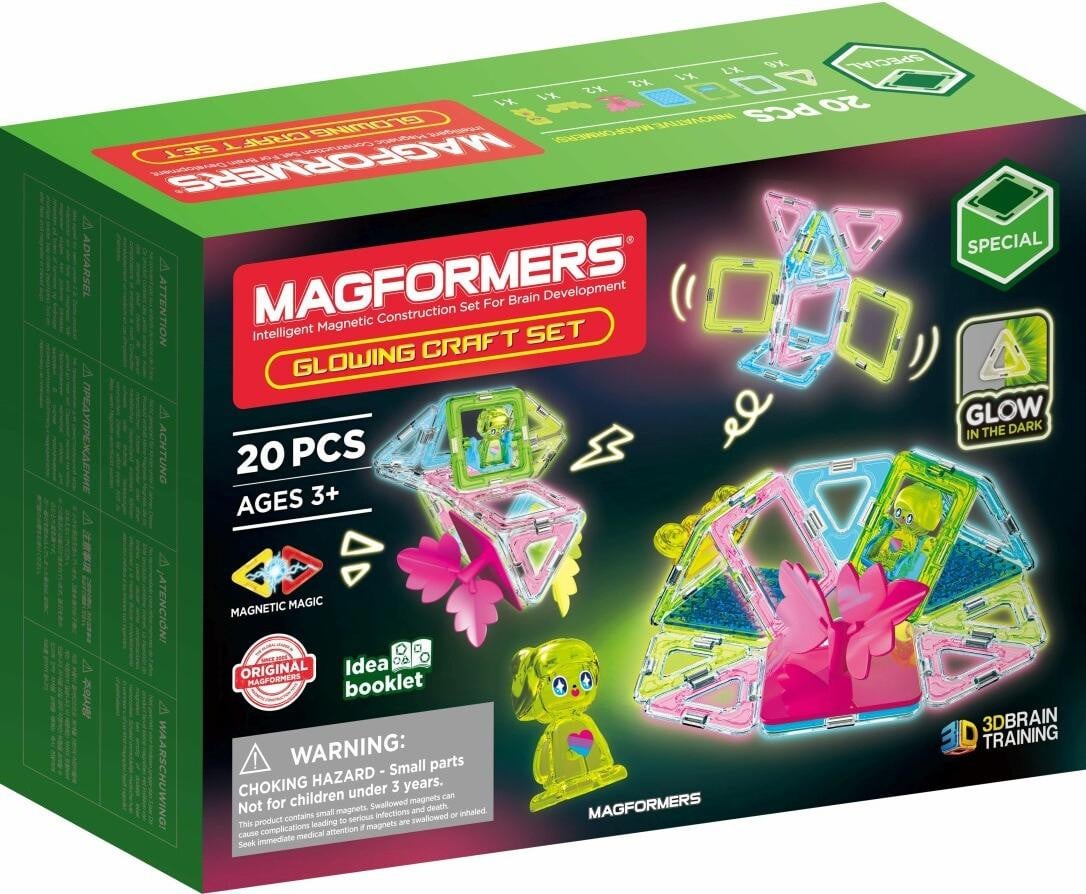 Magformers Glow-In-The-Dark Creativset