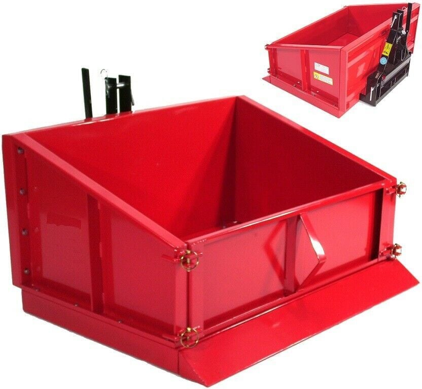 Apex Trekkerachteraanhangwagen 100 Muldencontainer en Transportcontainer
