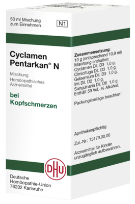 DHU-Arzneimittel GmbH & Co. KG CYCLAMEN PENTARKAN N Mischung 50 ml 06566530