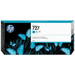 HP Original 727 Druckerpatrone - cyan (F9J76A)