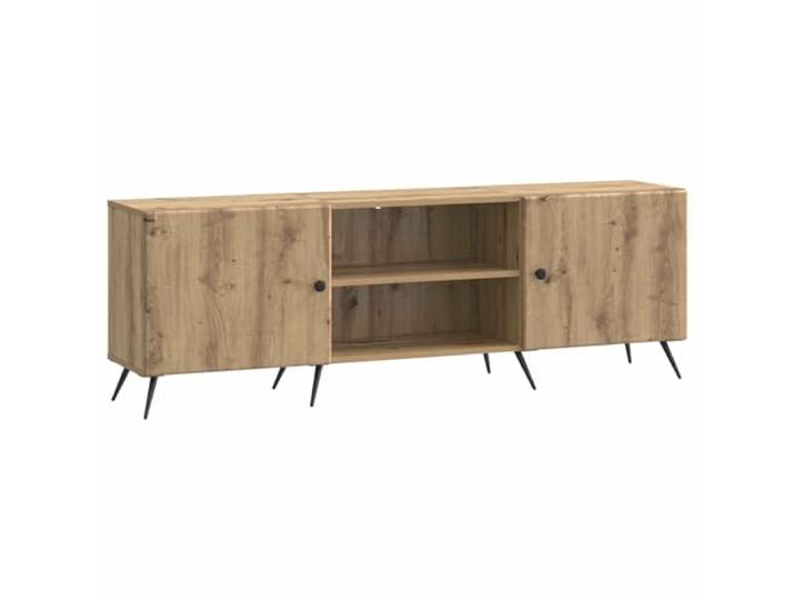 KUPTYERFG TV-Schrank Artisan-Eiche Lowboard 150x31x50cm Holzwerkstoff Stilvolles Lowboard in Artisan-Eiche Optik mit schlanken Metallbeinen und Pendeltür. Schafft Ordnung im Wohnzimmer.