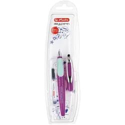 herlitz Füllhalter my.pen M-Feder lila/minze