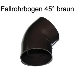 Fallrohrbogen 45° DN 60 anthrazit (1 Stück)