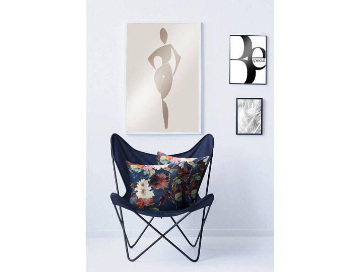 Housse de coussin 5600 Multicolore/Bleu 49 x 49cm 100 % coton