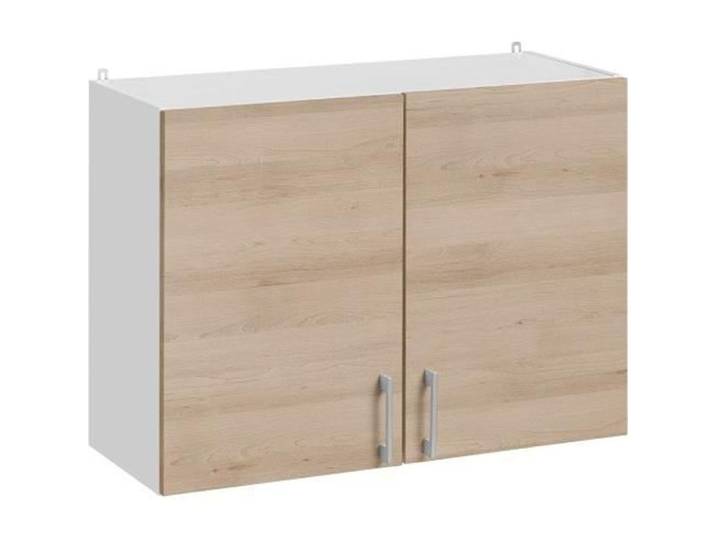 Meuble haut de cuisine Eco Chene Naturel 2 portes L 80 cm - Cuisineandcie