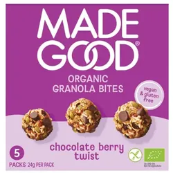 MadeGood Granola Bites Choco Berry Twist bio