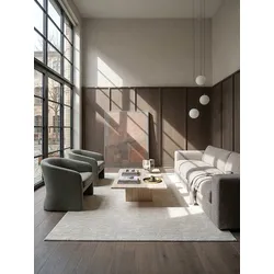 Teppich Waschbar Creme 160x230 cm - KASOS   Kadima Design