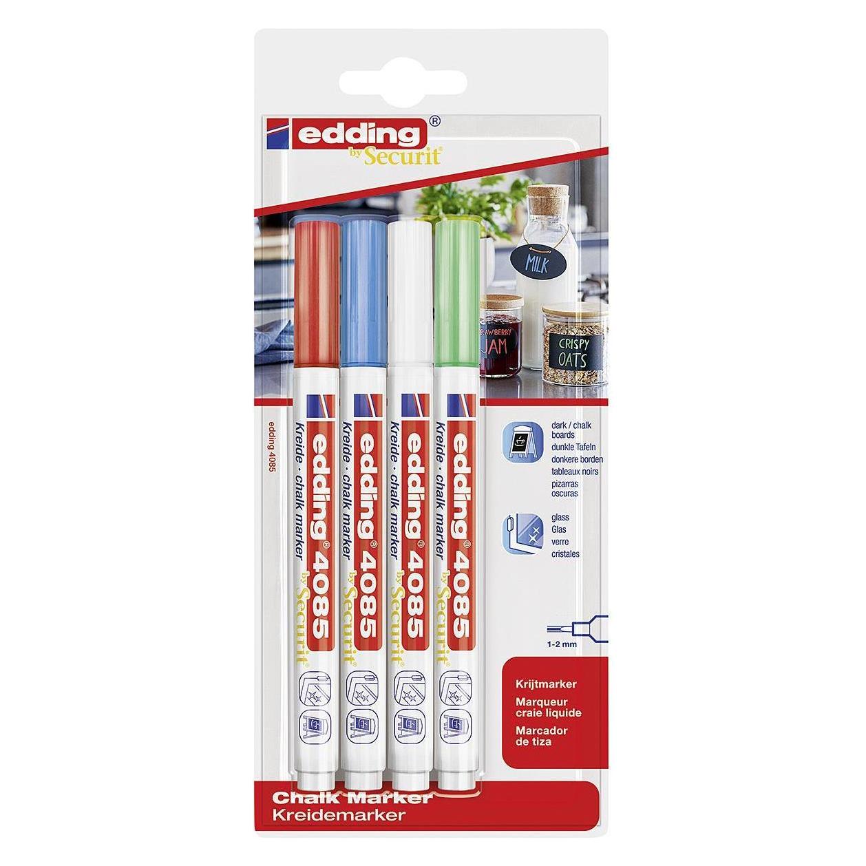 Edding Kreidemarker (4x) (4-4085-4-1BAS)