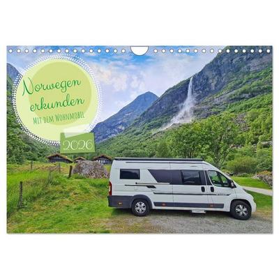 Norwegen erkunden mit dem Wohnmobil (Wandkalender 2026 DIN A4 quer), CALVENDO Monatskalender