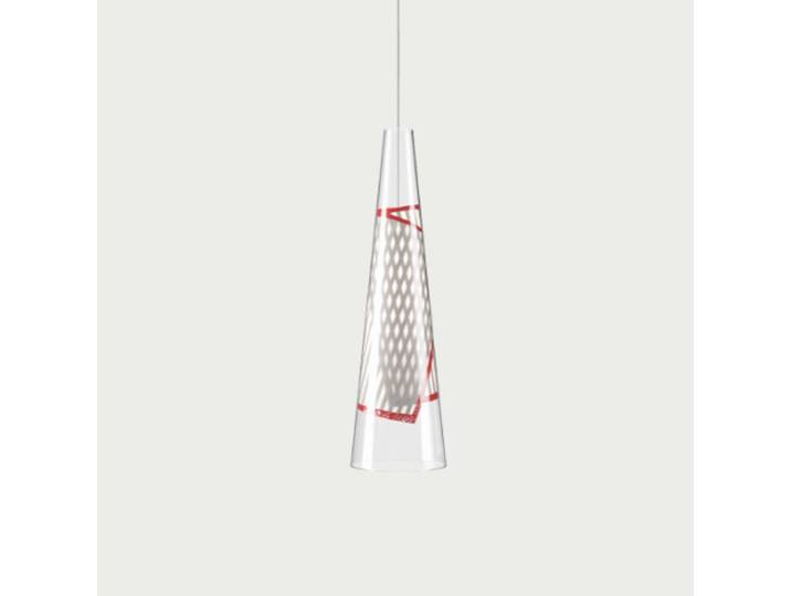 Lodes Pendelleuchte Cono di Luce ohne Baldachin - Rot , Large De