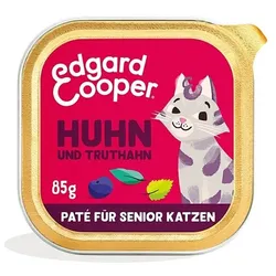 Edgard & Cooper Sparpaket 32 x 85g Freilaufhuhn&Truthahn+Blaubee