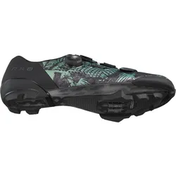 Shimano, Herren, Veloschuhe, Men Gravel SH-RX8 Schuh SPD tropical leaves (48), Grün