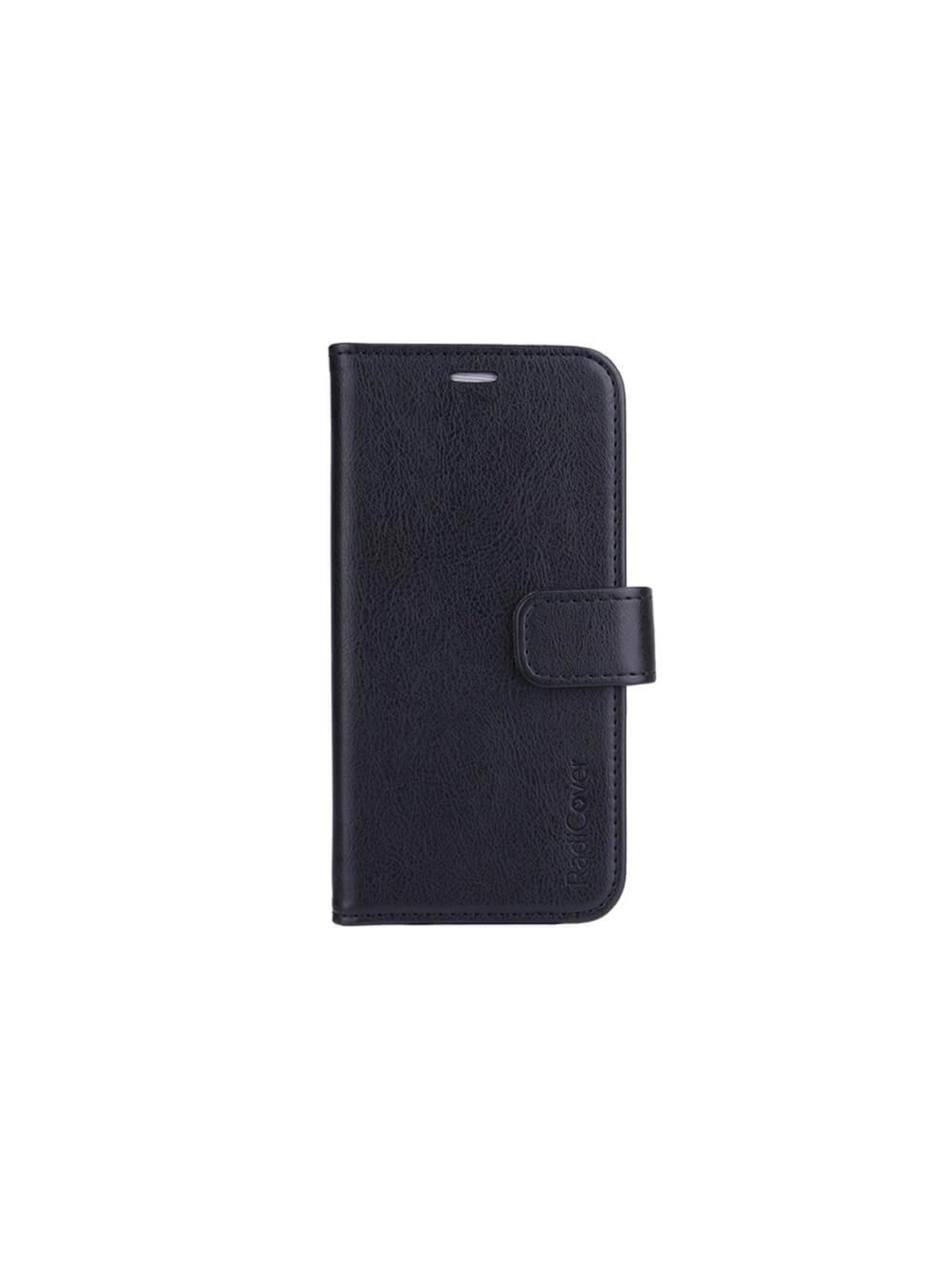 Radicover Anti Radiation Mobile Case PU Leather iPhone 13 Mini Flipcover Black